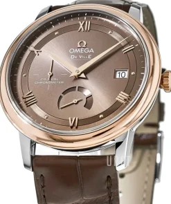 De Ville Prestige Co-Axial Power Reserve 39.5mm Brun/Läder Ø39.5 mm