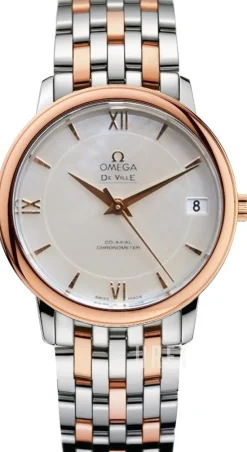 De Ville Prestige Co-Axial 32.7mm Vit/Stål Ø32.7 mm