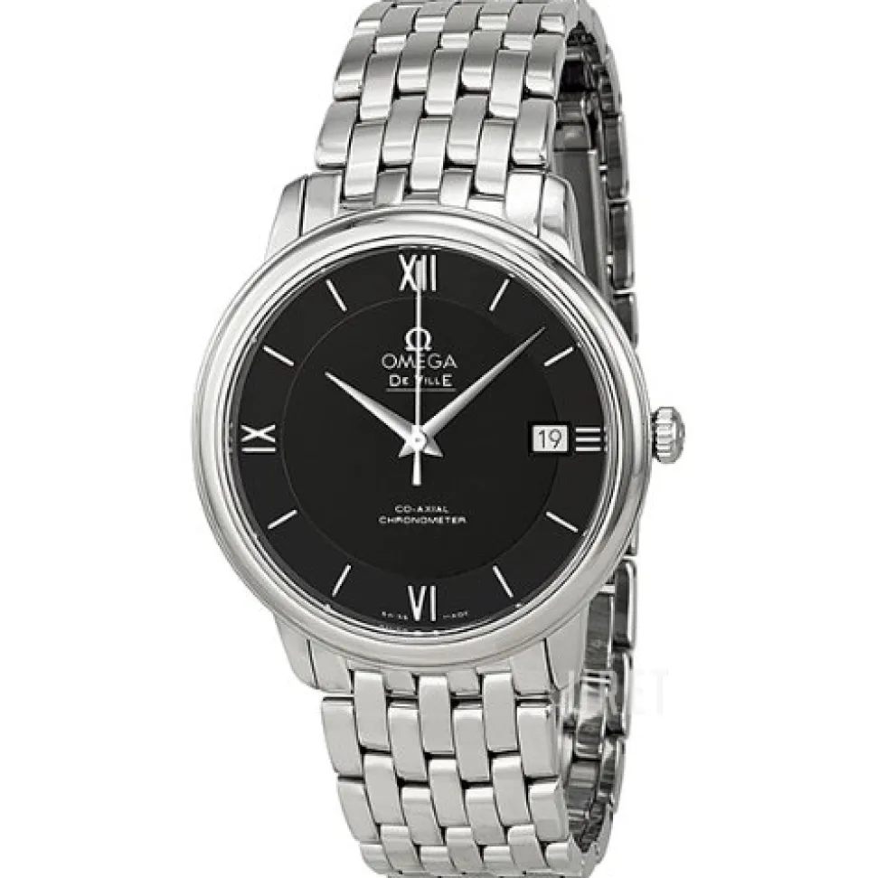 De Ville Prestige Co-Axial 36.8mm Svart/Stål Ø36.8 mm