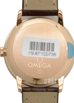 De Ville Prestige Co-Axial 32.7mm Vit/Läder Ø32.7 mm