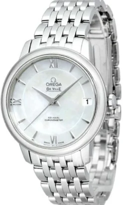 De Ville Prestige Co-Axial 32.7mm Vit/Stål Ø32.7 mm