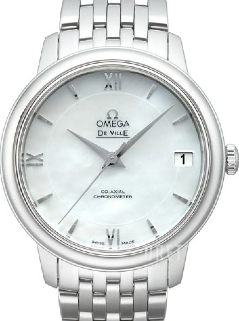 De Ville Prestige Co-Axial 32.7mm Vit/Stål Ø32.7 mm