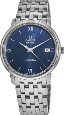 De Ville Prestige Co-Axial 36.8mm Blå/Stål Ø36.8 mm