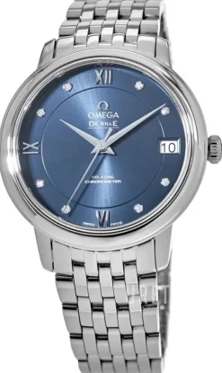 De Ville Prestige Co-Axial 32.7mm Blå/Stål Ø32.7 mm