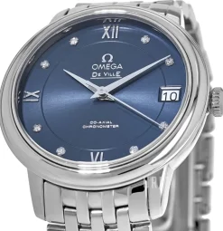 De Ville Prestige Co-Axial 32.7mm Blå/Stål Ø32.7 mm