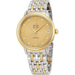 De Ville Prestige Co-Axial 32.7mm Champagnefärgad/Stål Ø32.7 mm