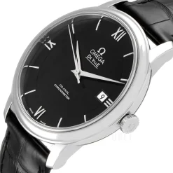 De Ville Prestige Co-Axial 39.5mm Svart/Läder Ø39.5 mm