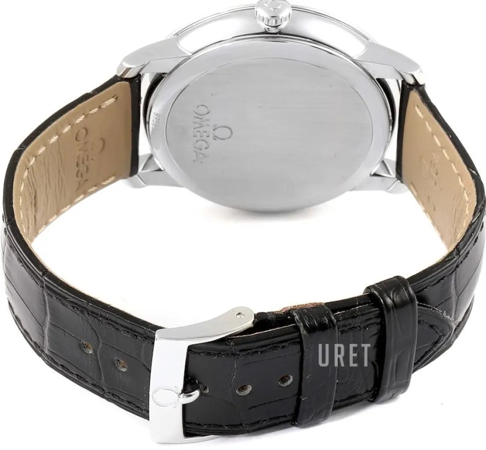 De Ville Prestige Co-Axial 39.5mm Svart/Läder Ø39.5 mm