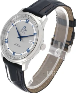 De Ville Prestige Co-Axial 39.5mm Silverfärgad/Läder Ø39.5 mm