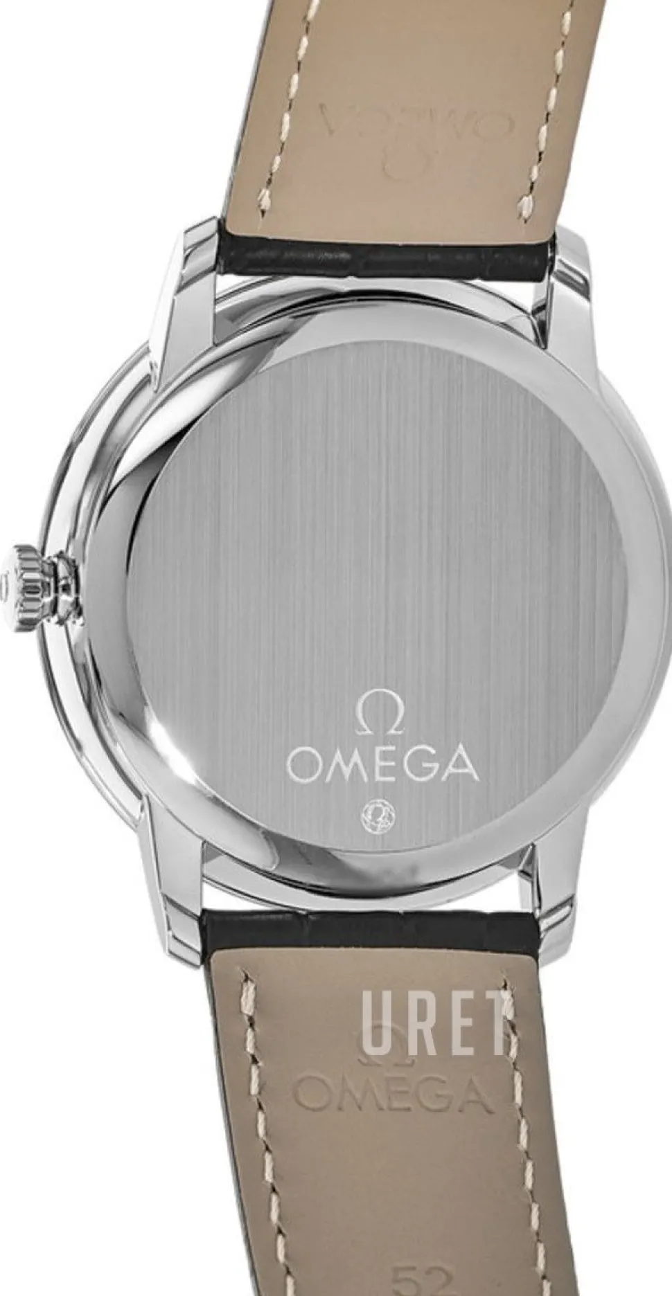 De Ville Prestige Co-Axial 39.5mm Silverfärgad/Läder Ø39.5 mm