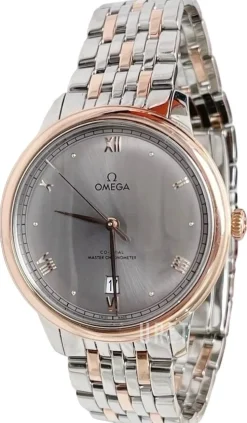 De Ville Prestige Grå/18 karat roséguld Ø40 mm