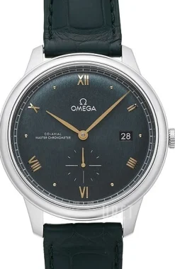 De Ville Prestige Grön/Läder Ø41 mm