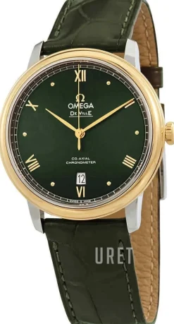 De Ville Prestige Grön/Läder Ø39.5 mm