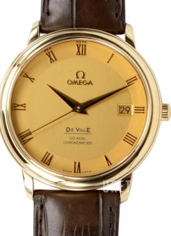 De Ville Prestige Gulguldstonad/Läder Ø36 mm