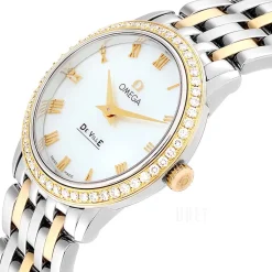 De Ville Prestige Quartz Vit/18 karat roséguld Ø27 mm