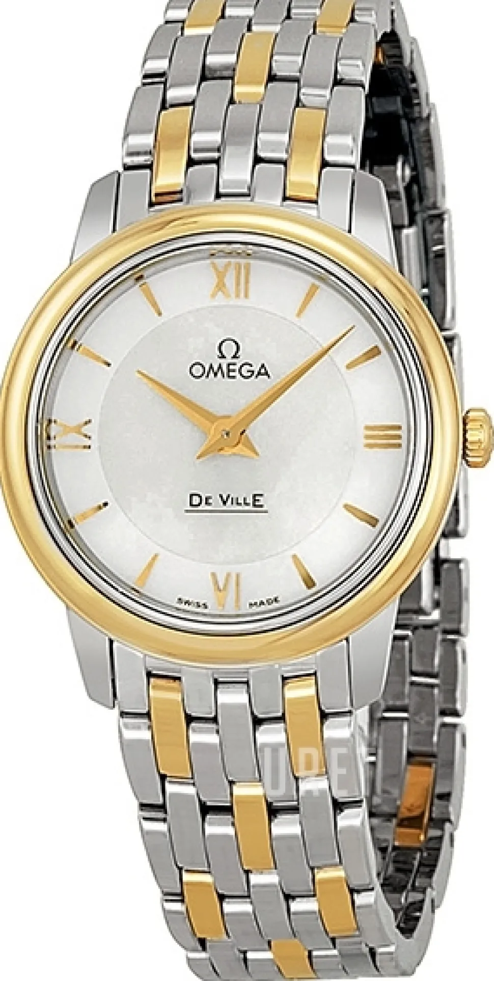 De Ville Prestige Quartz 27.4mm Vit/18 karat gult guld Ø27.4 mm