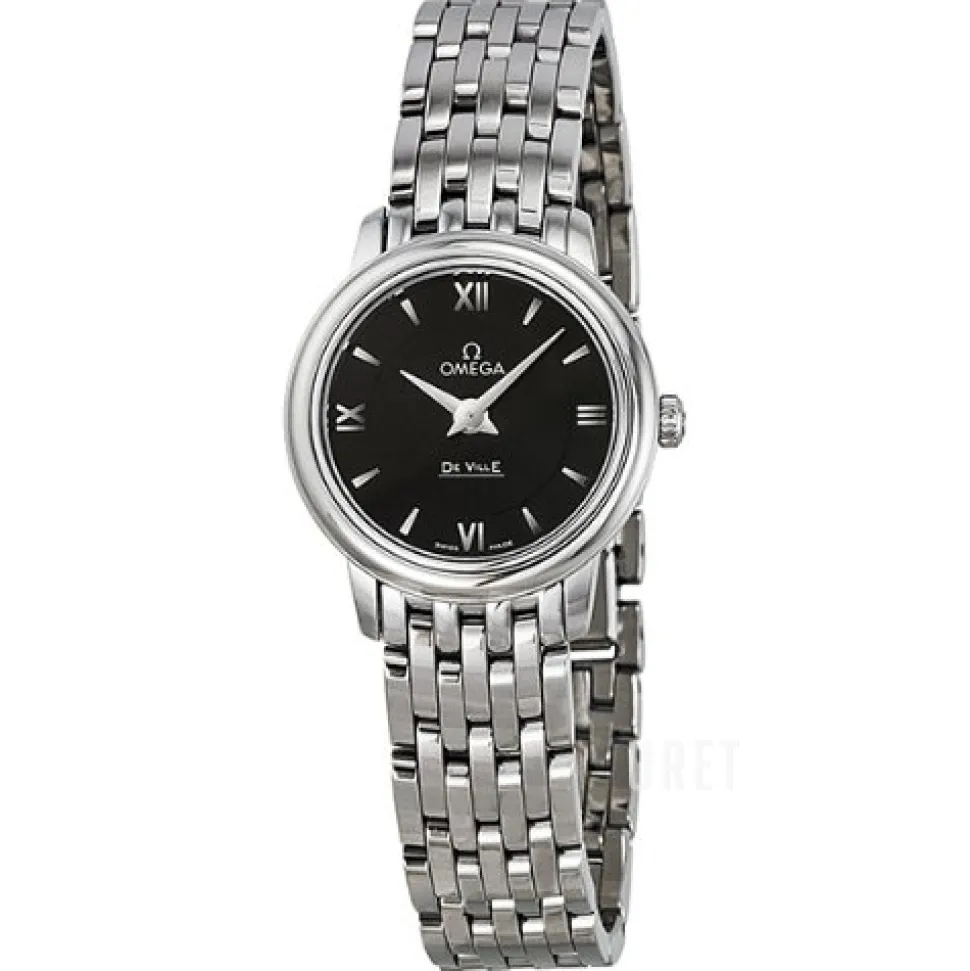 De Ville Prestige Quartz 24.4mm Svart/Stål Ø24.4 mm