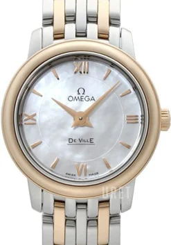 De Ville Prestige Quartz 24.4mm Vit/Stål Ø24.4 mm