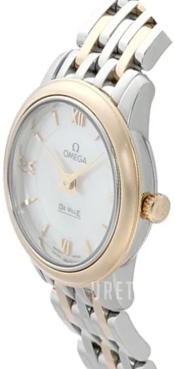 De Ville Prestige Quartz 24.4mm Vit/Stål Ø24.4 mm