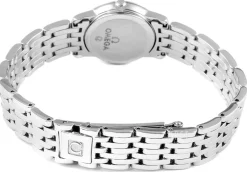 De Ville Prestige Quartz Small Vit/Stål Ø22 mm