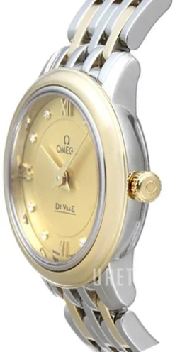 De Ville Prestige Quartz 24.4mm Champagnefärgad/Stål Ø24.4 mm