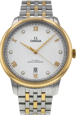 De Ville Prestige Silverfärgad/18 karat gult guld Ø40 mm