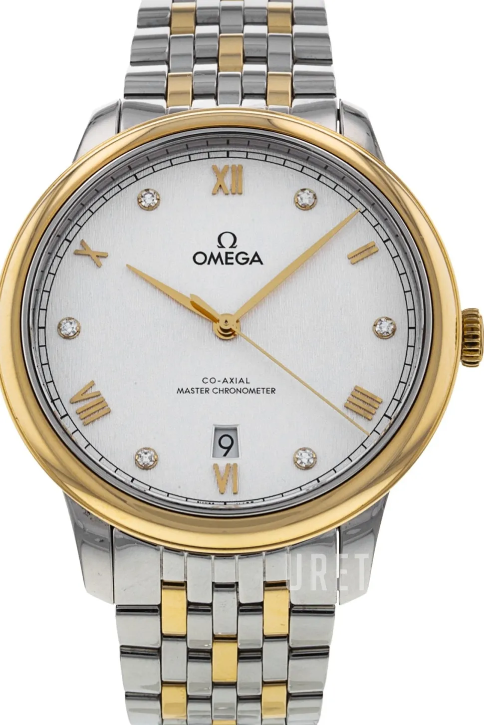 De Ville Prestige Silverfärgad/18 karat gult guld Ø40 mm