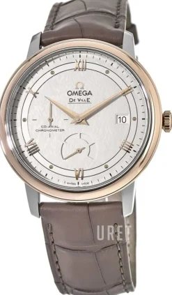 De Ville Prestige Silverfärgad/Läder Ø39.5 mm