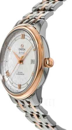 De Ville Prestige Silverfärgad/18 karat roséguld Ø39.5 mm