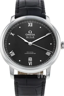 De Ville Prestige Svart/Läder Ø39.5 mm