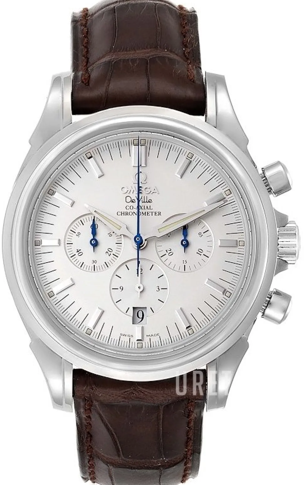 De Ville Silverfärgad/Läder Ø41 mm