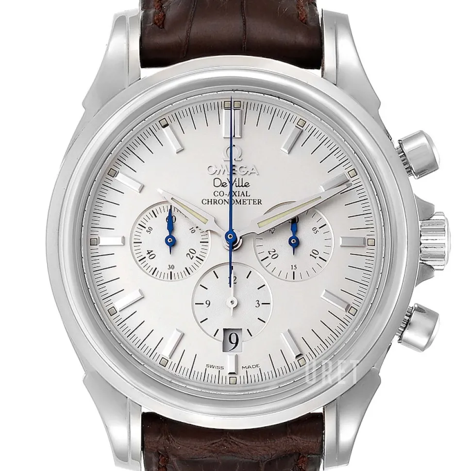 De Ville Silverfärgad/Läder Ø41 mm