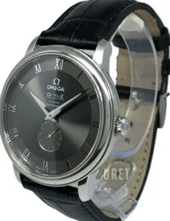 De Ville Small Seconds Grå/Läder Ø39 mm