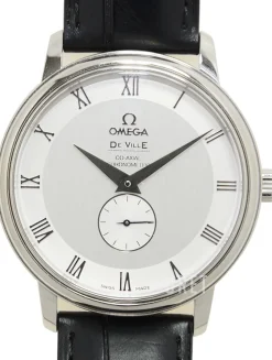 De Ville Small Seconds Silverfärgad/Läder Ø39 mm