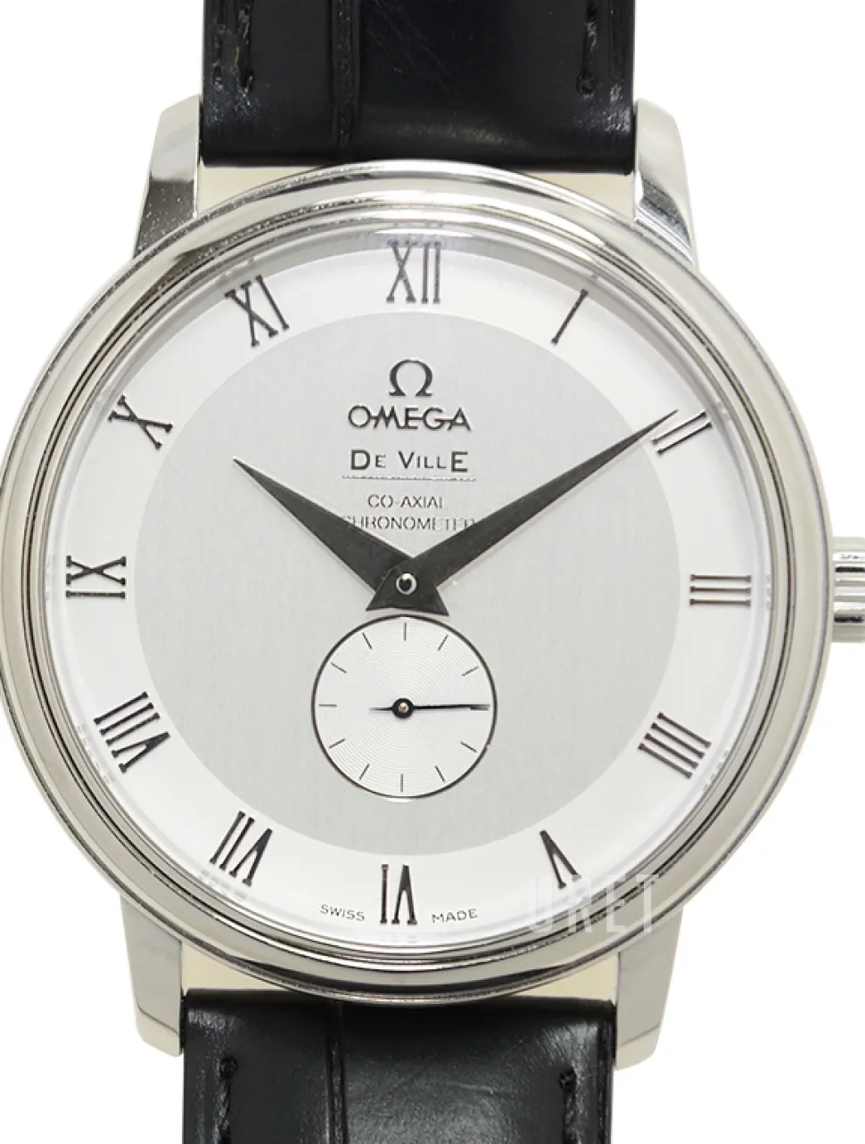 De Ville Small Seconds Silverfärgad/Läder Ø39 mm