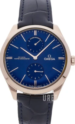 De Ville Tresor Blå/Läder Ø40 mm