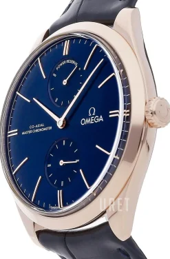 De Ville Tresor Blå/Läder Ø40 mm