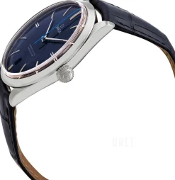 De Ville Tresor Blå/Läder Ø40 mm