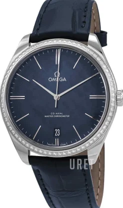 De Ville Tresor Blå/Läder Ø40 mm