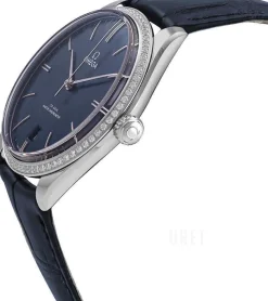 De Ville Tresor Blå/Läder Ø40 mm