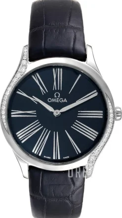 De Ville Tresor Blå/Läder Ø36 mm