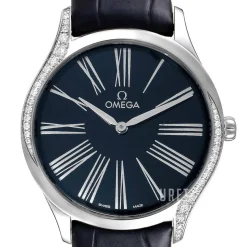 De Ville Tresor Blå/Läder Ø36 mm