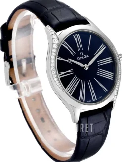 De Ville Tresor Blå/Läder Ø36 mm