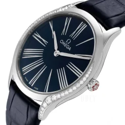 De Ville Tresor Blå/Läder Ø36 mm