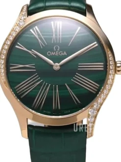 De Ville Tresor Grön/Läder Ø36 mm