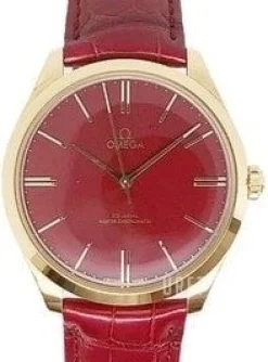 De Ville Tresor Röd/Läder Ø40 mm