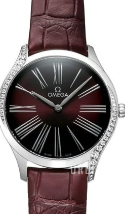 De Ville Tresor Röd/Läder Ø36 mm