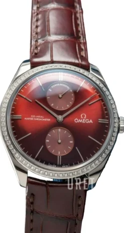 De Ville Tresor Röd/Läder Ø40 mm