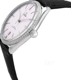 De Ville Tresor Silverfärgad/Läder Ø40 mm