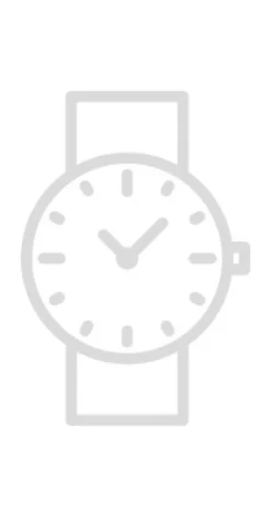 De Ville Tresor Silverfärgad/Läder Ø40 mm